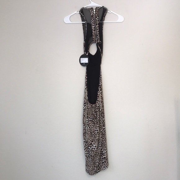 💟 Nookie Animalia Mesh Cut Out leopard Dress - Picture 5 of 5